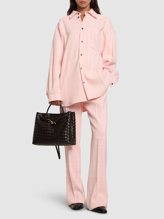 Luisaviaroma Pantaloni svasati Notebook in viscosa In Linea