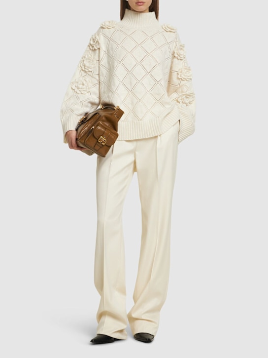 Luisaviaroma Maglia collo alto in lana e cashmere Pezzi Unici