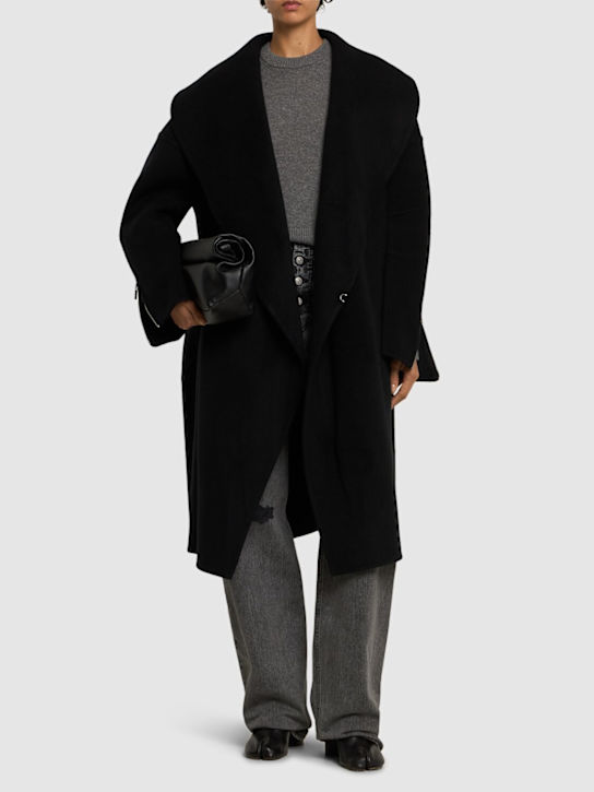 Luisaviaroma Cappotto lungo in lana Presa