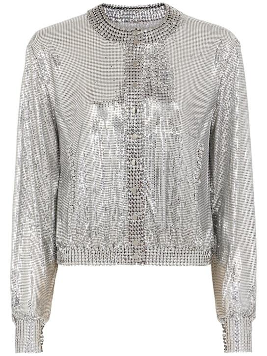 Luisaviaroma Giacca in mesh senza collo Negozio