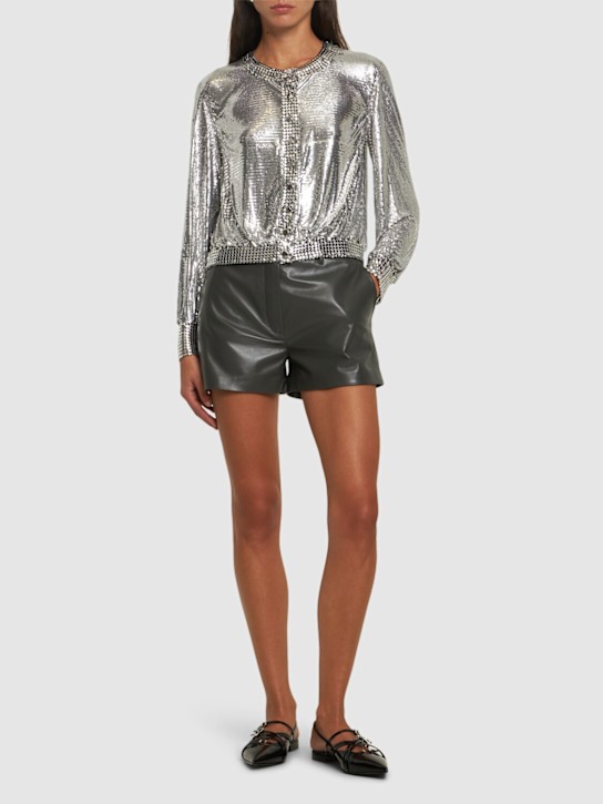 Luisaviaroma Giacca in mesh senza collo Negozio
