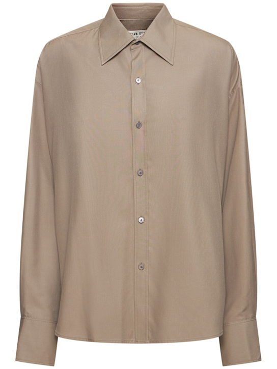 Luisaviaroma Maglia in seta habotai washed Moda