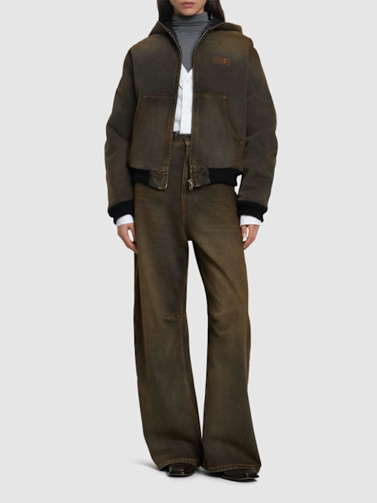 Luisaviaroma Giacca sportiva in cotone con cappuccio e zip Nuovo