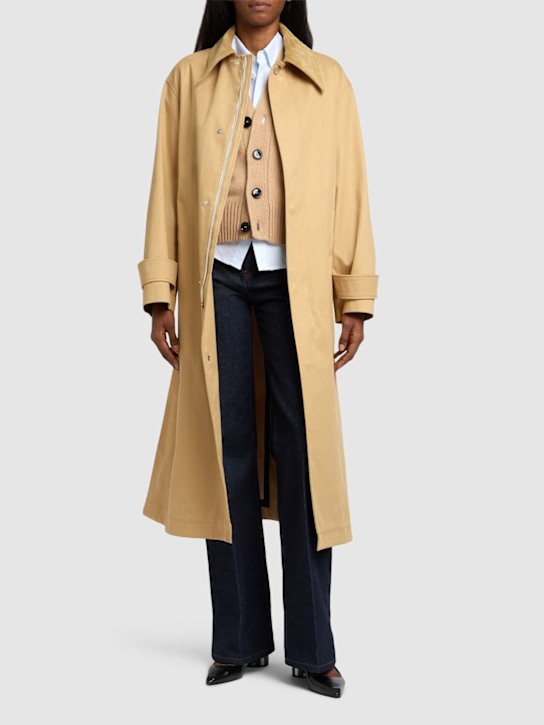 Luisaviaroma Trench in tela di cotone con cintura Fino Al -60%