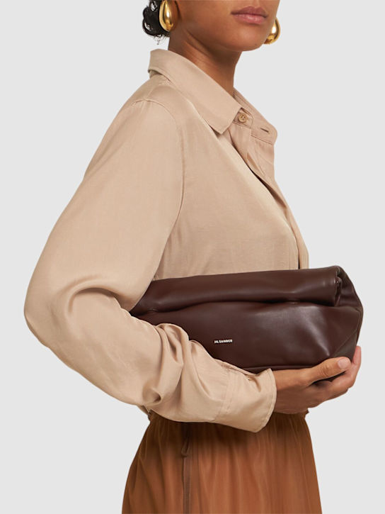 Luisaviaroma Borsa a spalla piccola Rollup in pelle Sconto