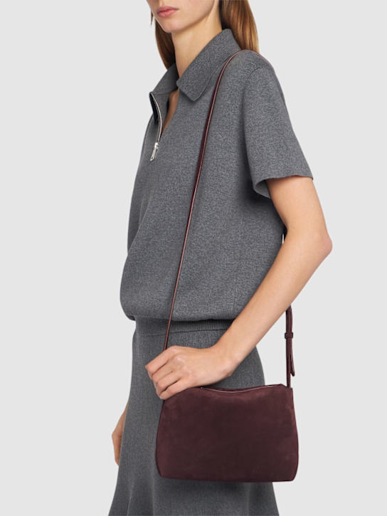 Luisaviaroma Borsa a tracolla Medium Lina in camoscio Vendita Economica