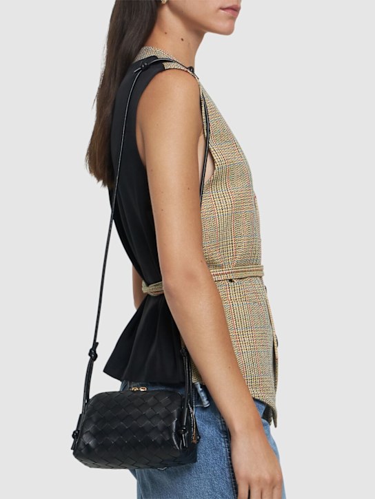 Luisaviaroma Pochette Intrecciato Concert in pelle Promozione temporanea