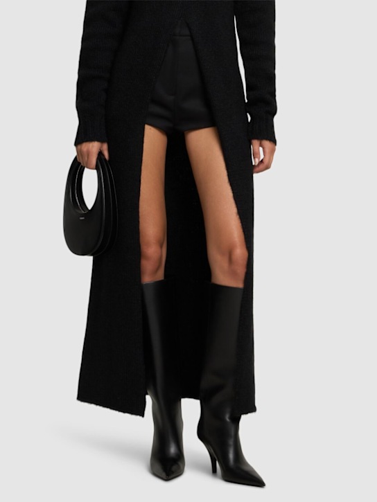 Luisaviaroma Stivaletti alti Diablo in pelle 85mm Offerte speciali