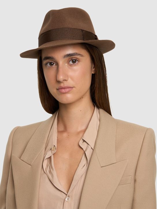 Luisaviaroma Cappello fedora in feltro pettinato 50% di sconto per tempo limitato