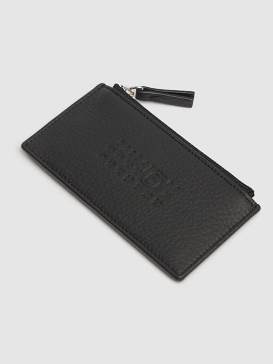 Luisaviaroma Porta carte in pelle con zip Promozione Limitata