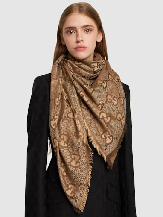 Luisaviaroma Foulard in seta e cotone Shopping online