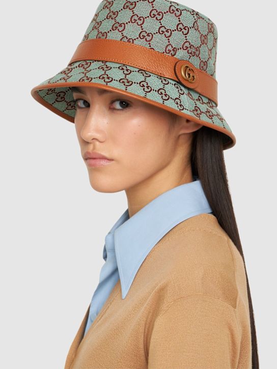Luisaviaroma Cappello bucket in tessuto GG Ultimo giorno
