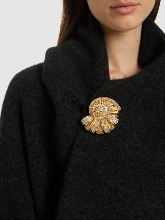 Luisaviaroma Spilla Snail con cristalli Trasporto libero internazionale