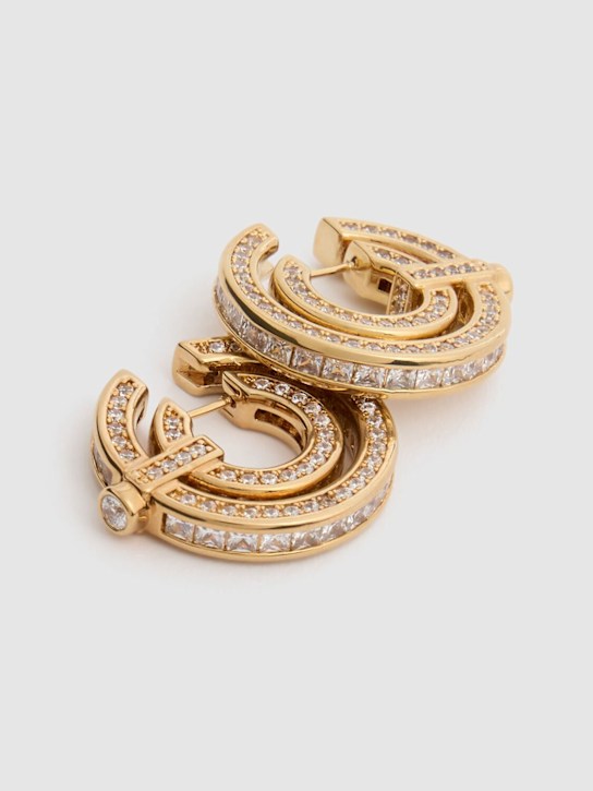 Luisaviaroma Orecchini a cerchio Halo con pavé Affare Del Giorno
