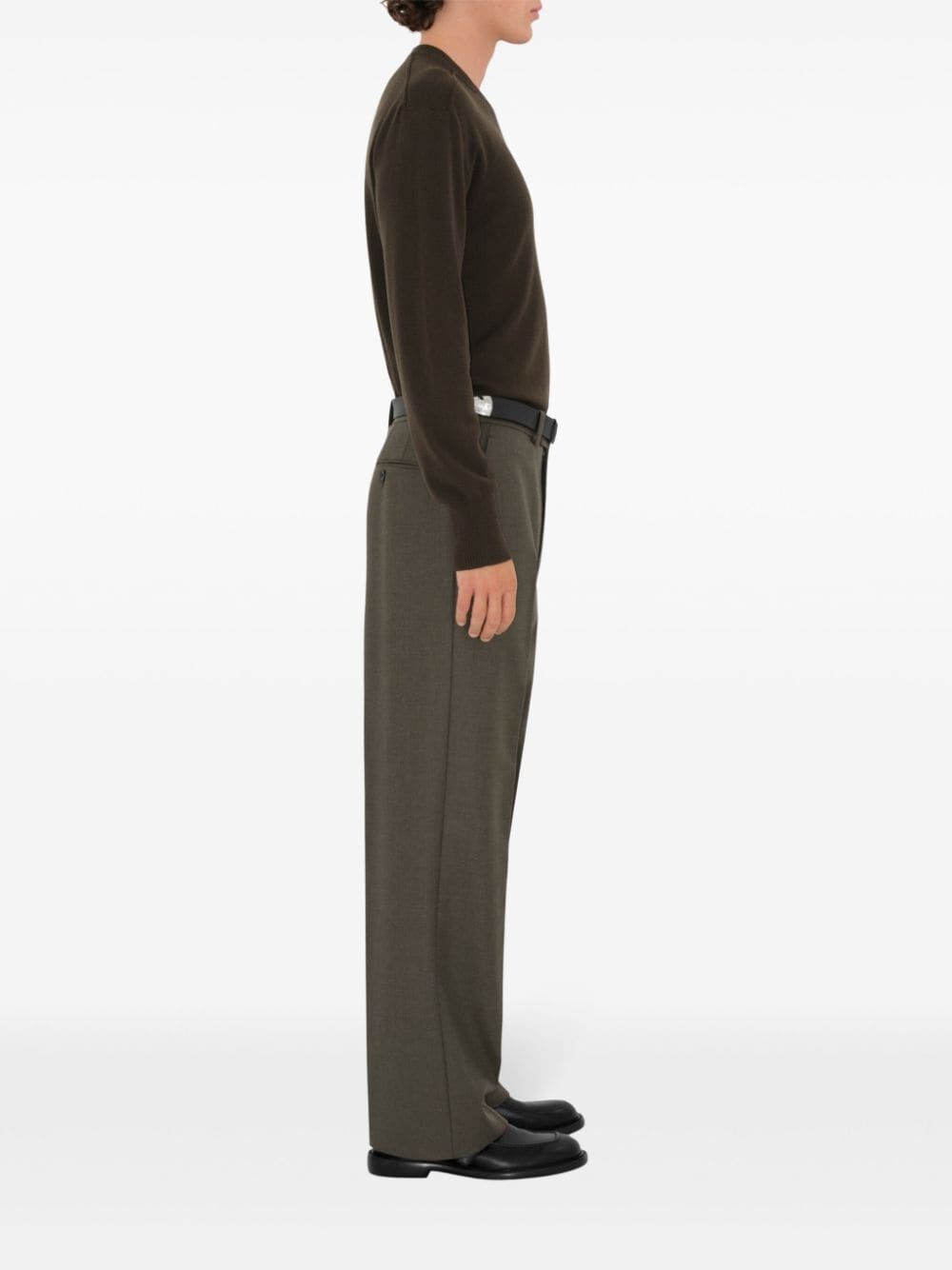 Burberry Wool Tailored Pants Negozi Online