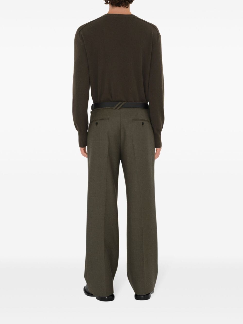 Burberry Wool Tailored Pants Negozi Online