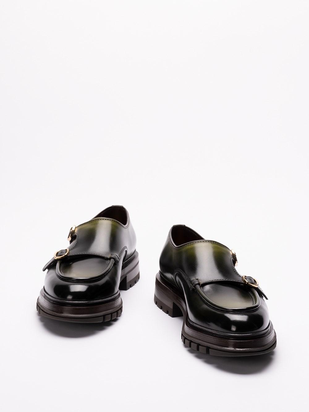 Santoni `Emric` Buckled Loafers Shopping Online