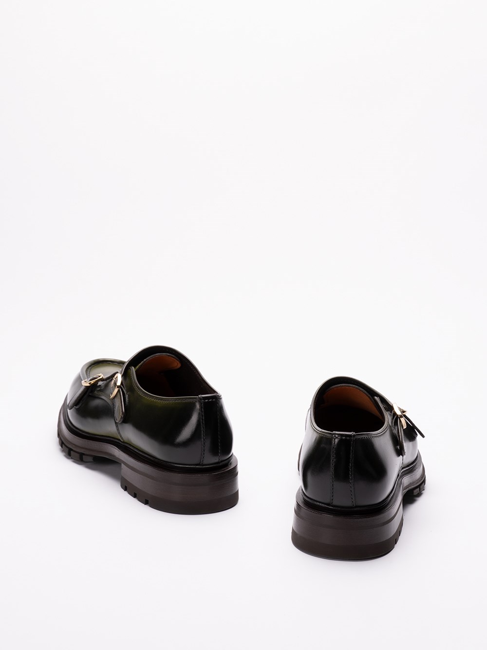 Santoni `Emric` Buckled Loafers Shopping Online