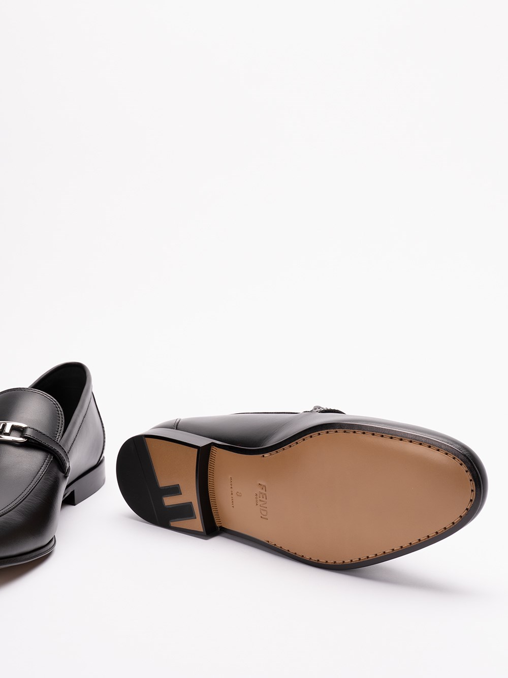 Fendi `O`Lock` Loafers Saldi