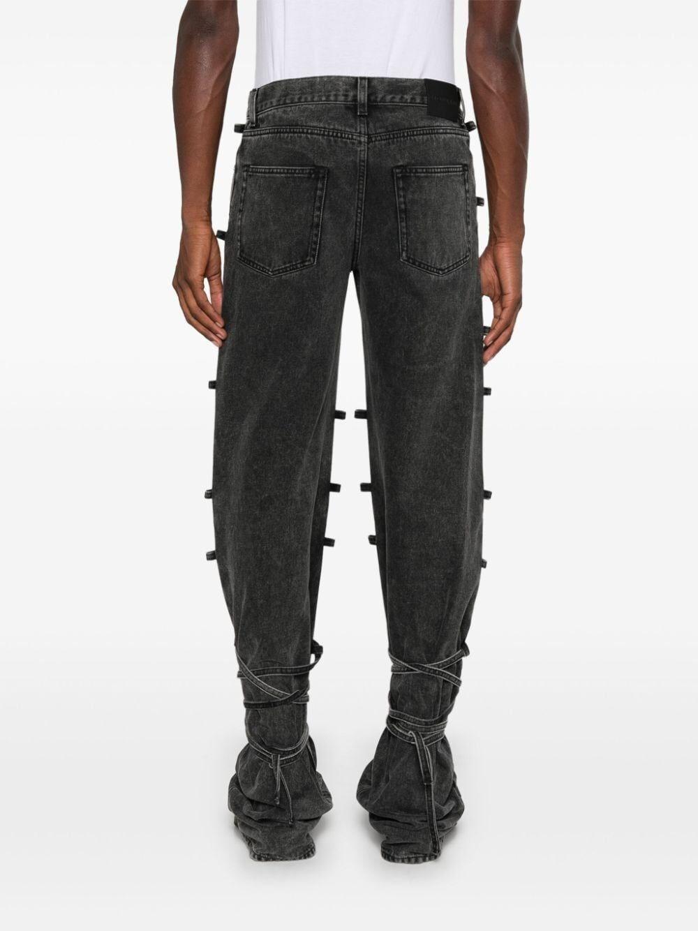 Alexander mcqueen Baggy Tied Jeans Vendite Flash