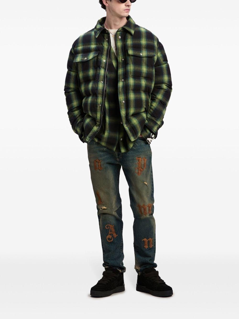 Palm angels `Vertigo` Padded Shirt Nuova