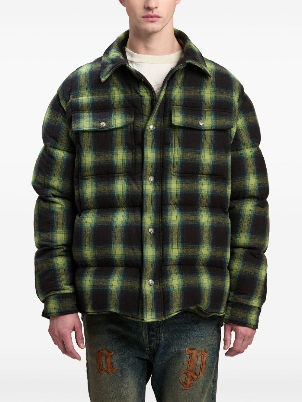 Palm angels `Vertigo` Padded Shirt Nuova