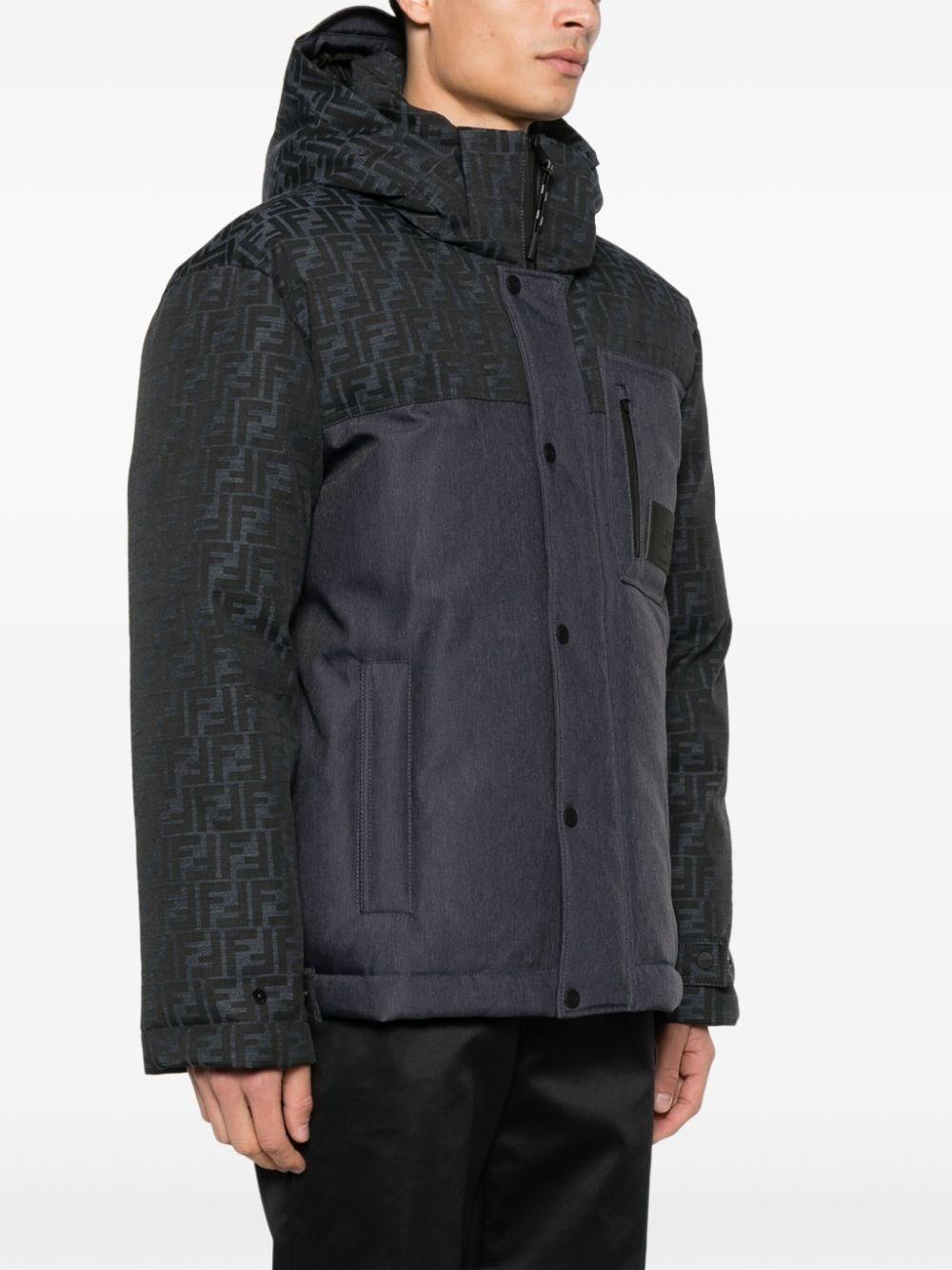 Fendi `FF Denim Tech` Padded Jacket Nuovo