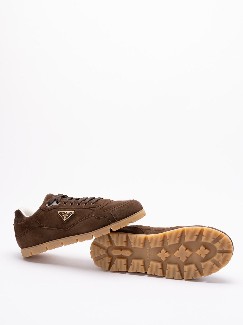 Prada Suede Sneakers Qualità Garantita