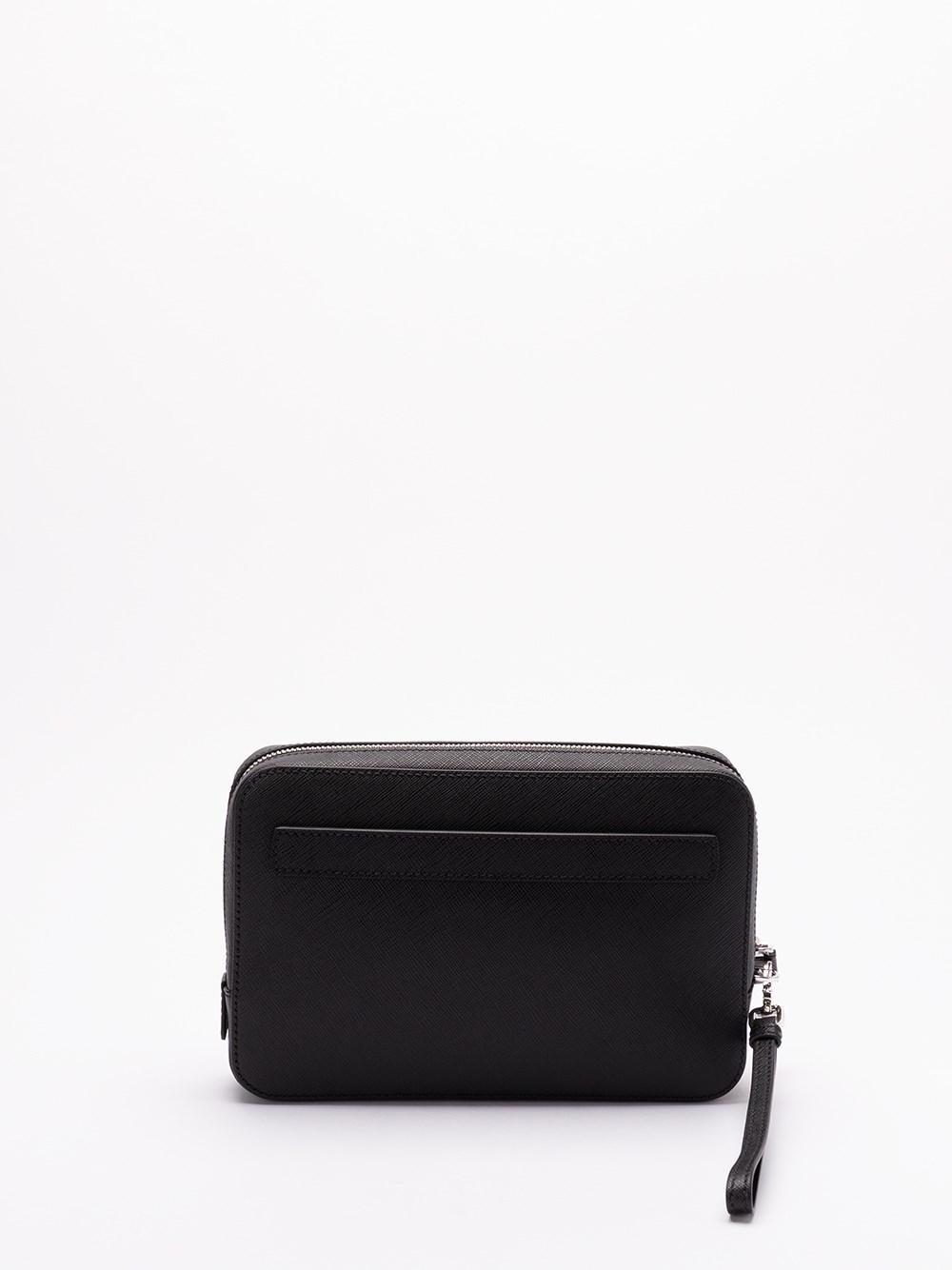 Prada Saffiano Leather Clutch Vendita Calda