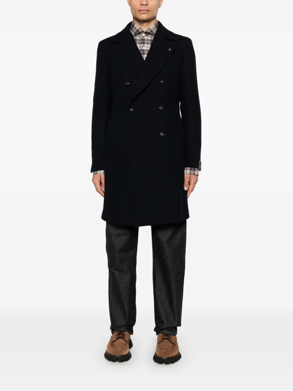 Tagliatore `Bruce` Long Coat Italia