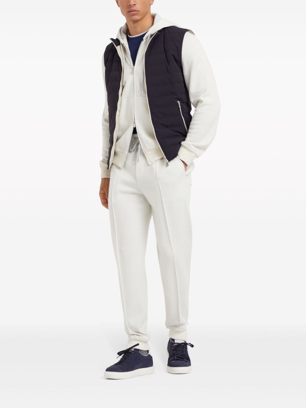 Brunello cucinelli Hooded Sweatshirt With Zipper Economico