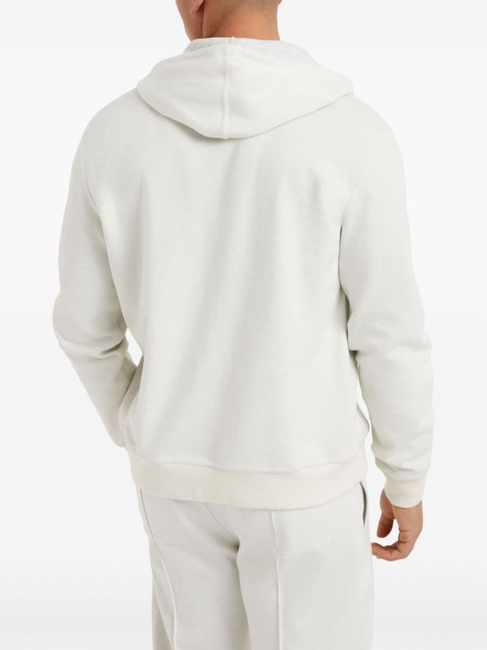 Brunello cucinelli Hooded Sweatshirt With Zipper Economico
