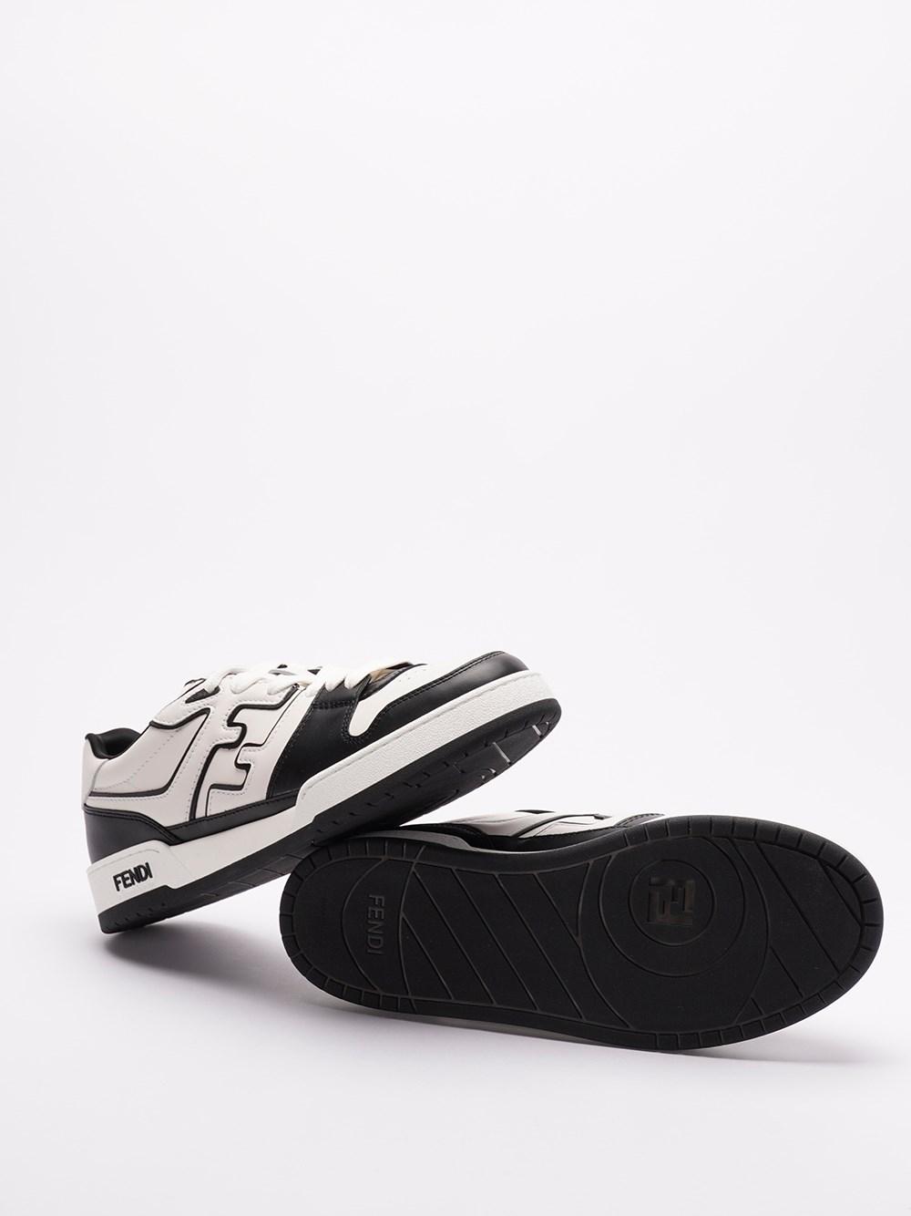 Fendi `Fendi Match` Low-Top Sneakers In Vendita