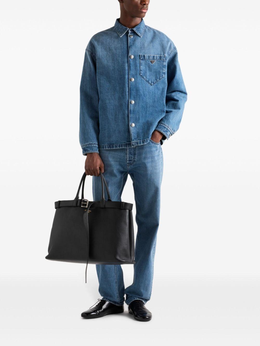Prada Denim Shirt Rilascio limitato