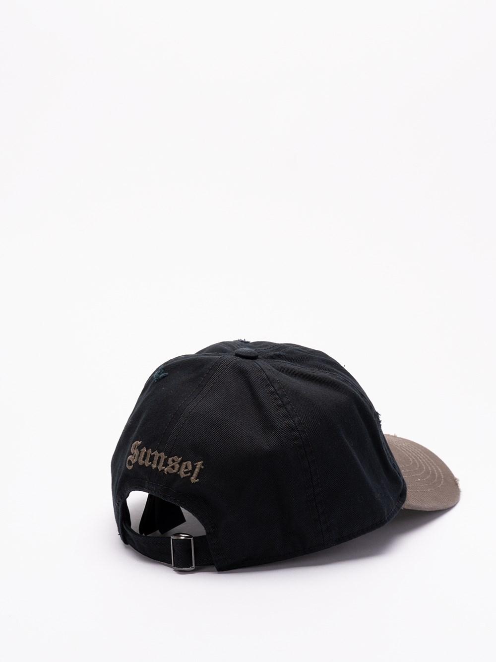 Palm angels `Ripped PA Monogram` Cap Italia