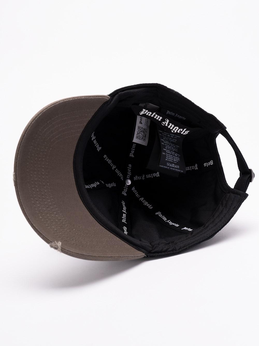 Palm angels `Ripped PA Monogram` Cap Italia
