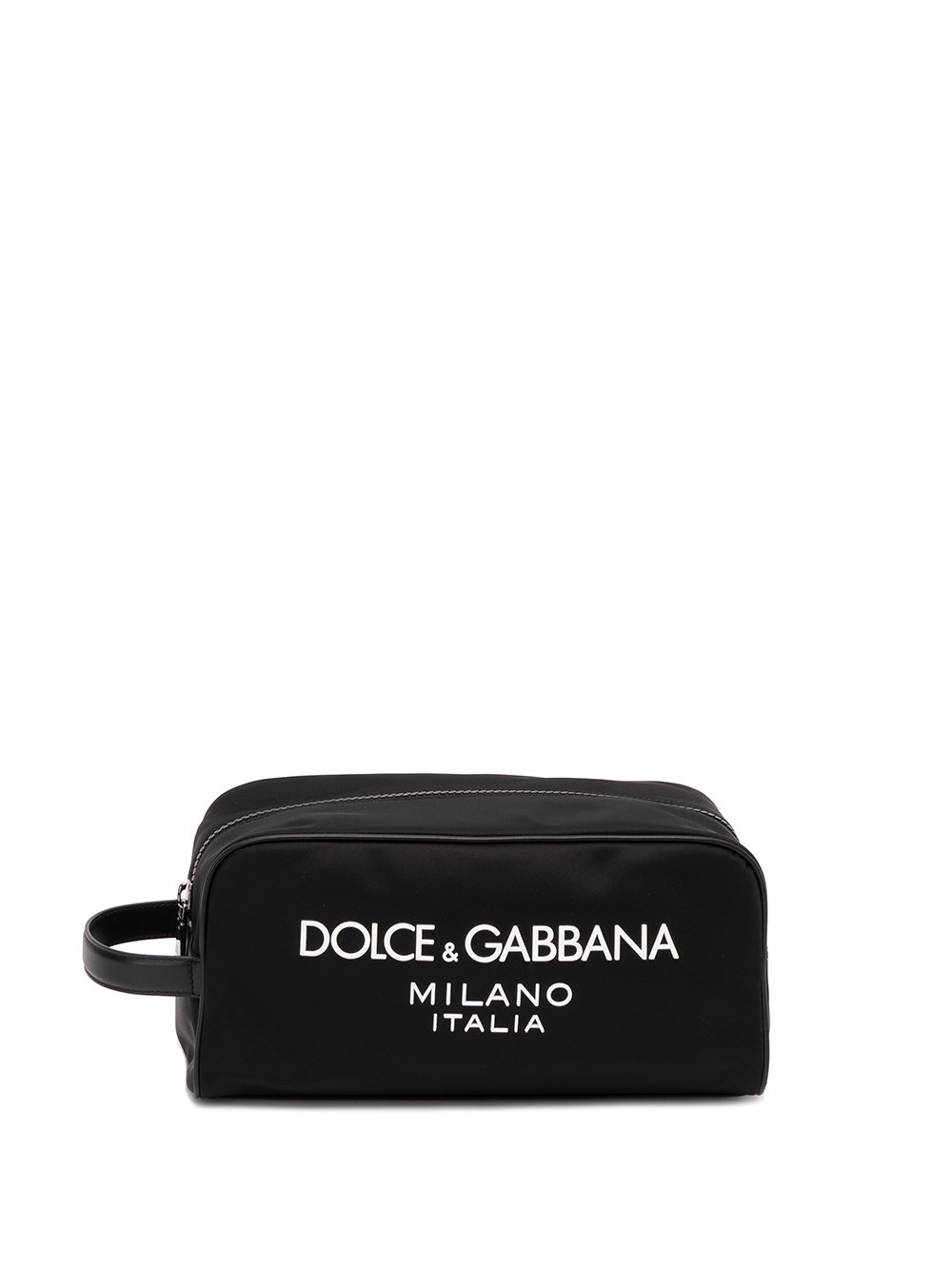 Dolce & gabbana Toiletry Bag With Rubberized Logo Qualità