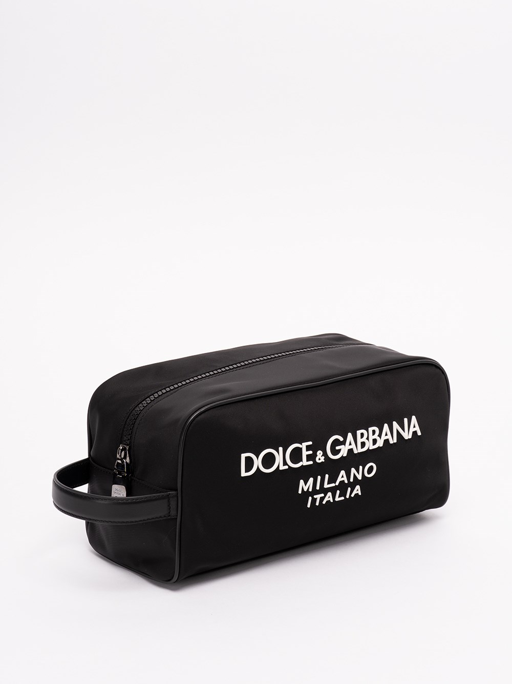 Dolce & gabbana Toiletry Bag With Rubberized Logo Qualità