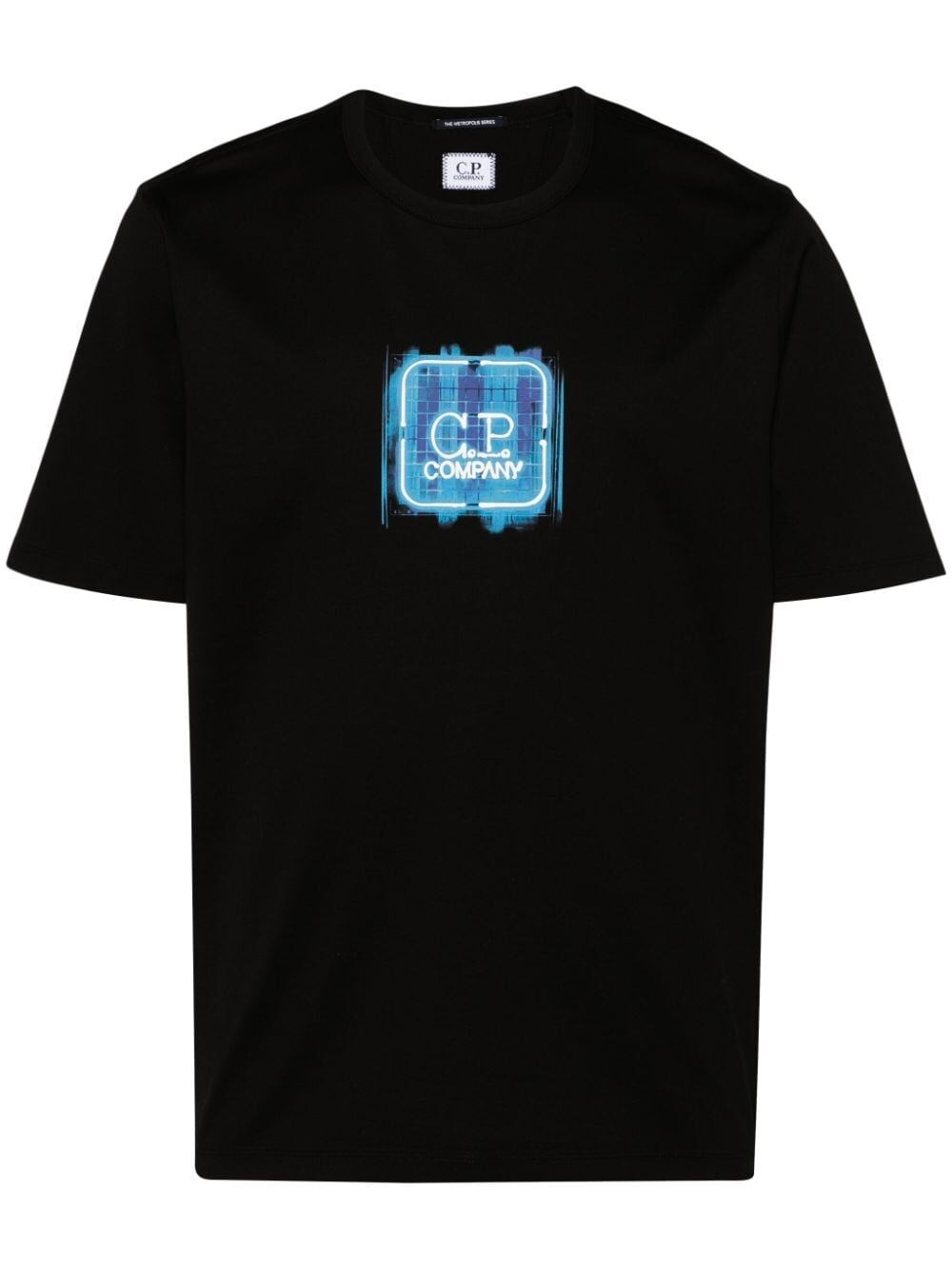 C.p. company `Metropolis Series` Embossed Logo Badge T-Shirt Nuova