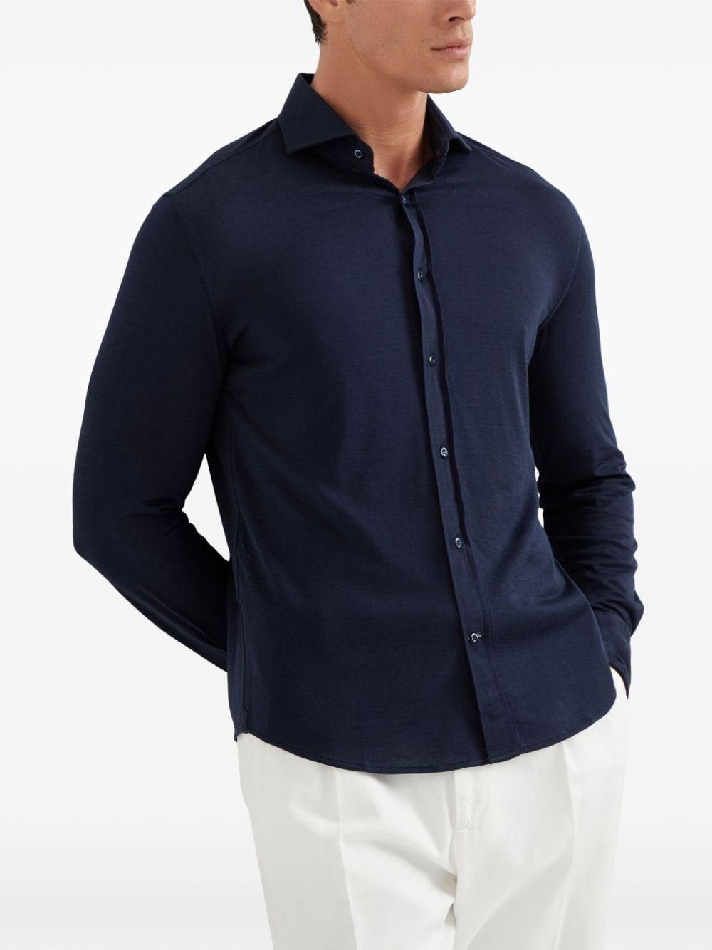 Brunello cucinelli Shirt With Spread Collar Consegna Veloce