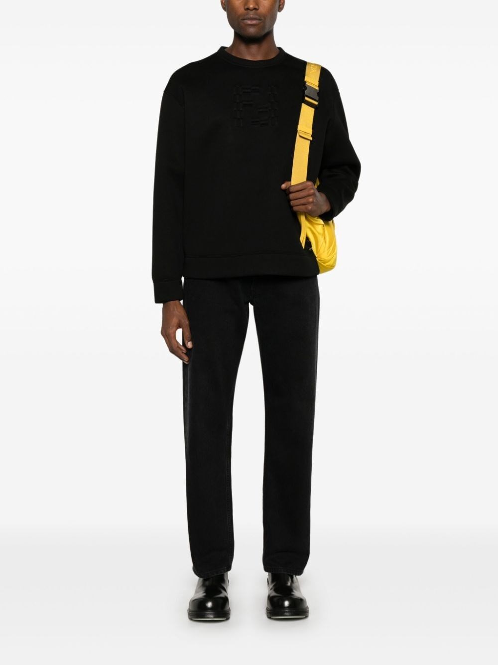 Fendi `FF Labyrinth` Embossed Sweater Presa