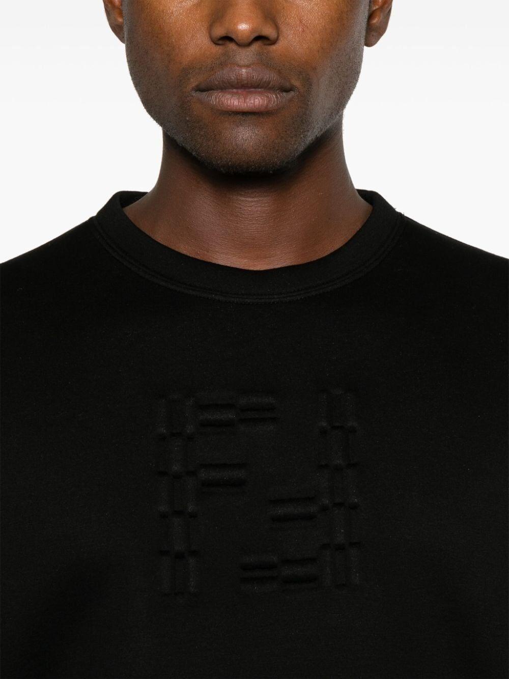 Fendi `FF Labyrinth` Embossed Sweater Presa