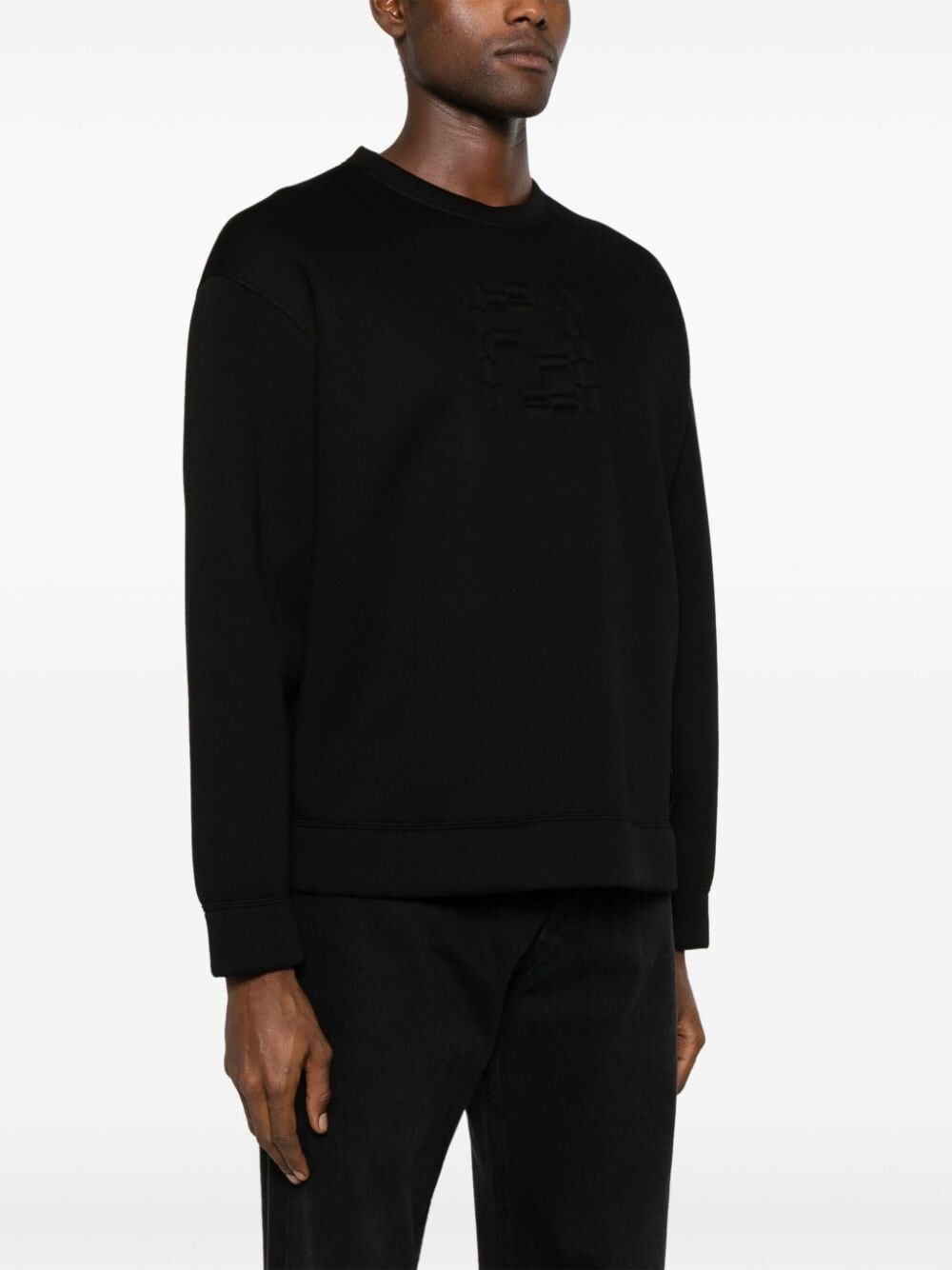 Fendi `FF Labyrinth` Embossed Sweater Presa
