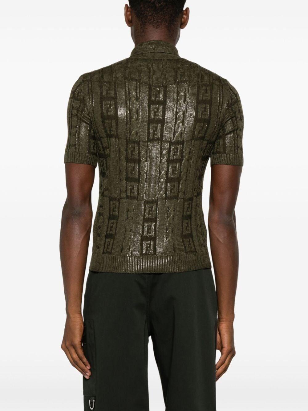 Fendi `FF Sparkle` Polo Shirt Sconto