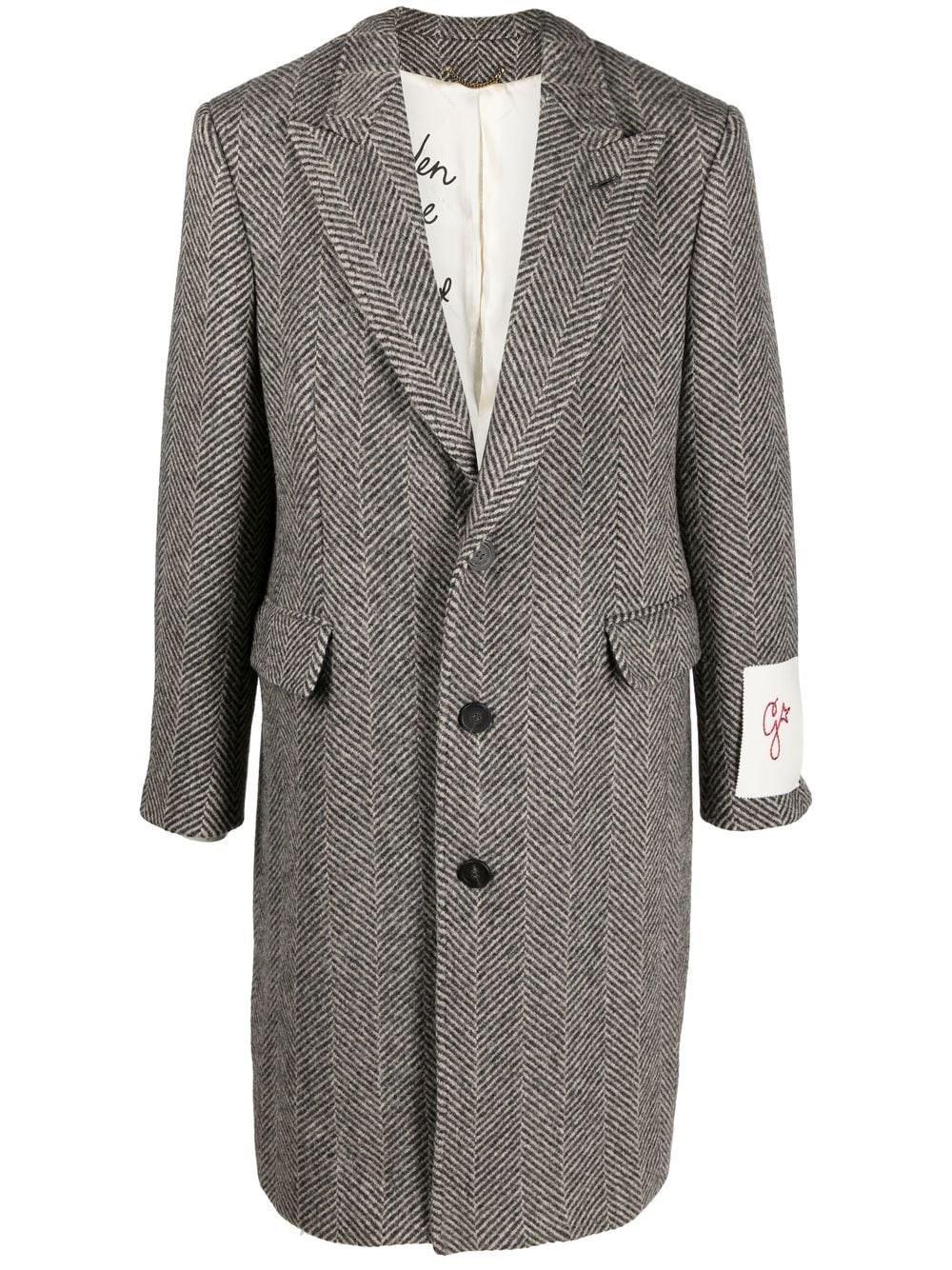 Golden goose `Golden` Single-Breasted Coat Vendita Economica