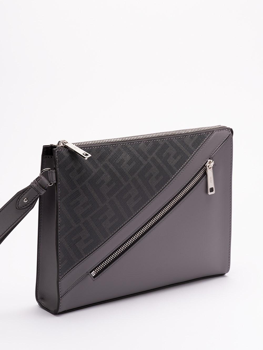 Fendi `Fendi Diagonal` Clutch Bag Novità