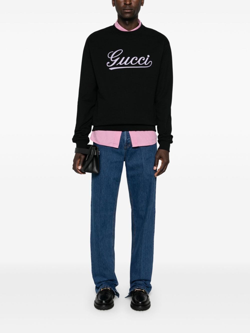 Gucci Crew-Neck Sweatshirt Moda