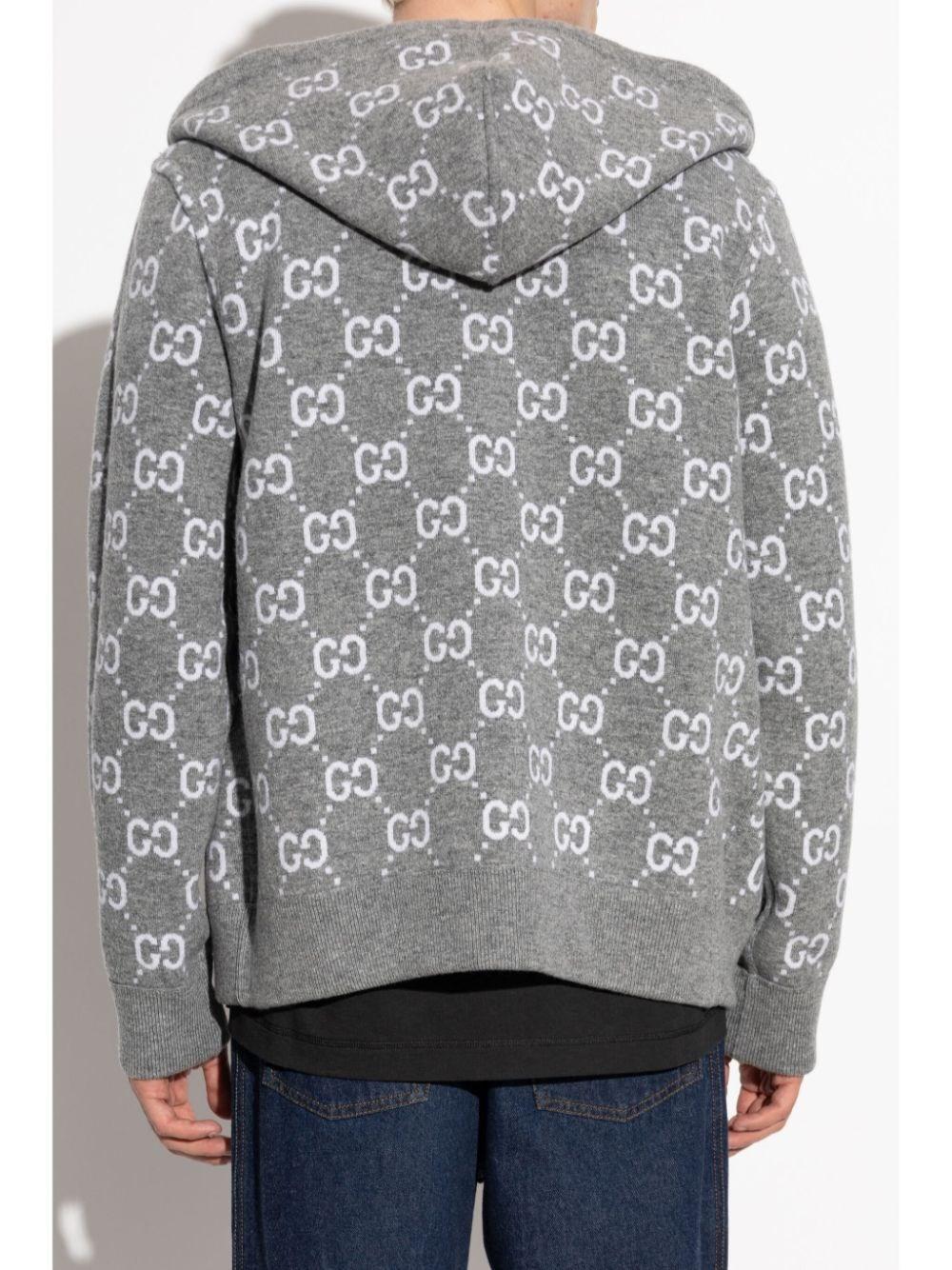 Gucci `Double GG` Full-Zip Hoodie Offerta