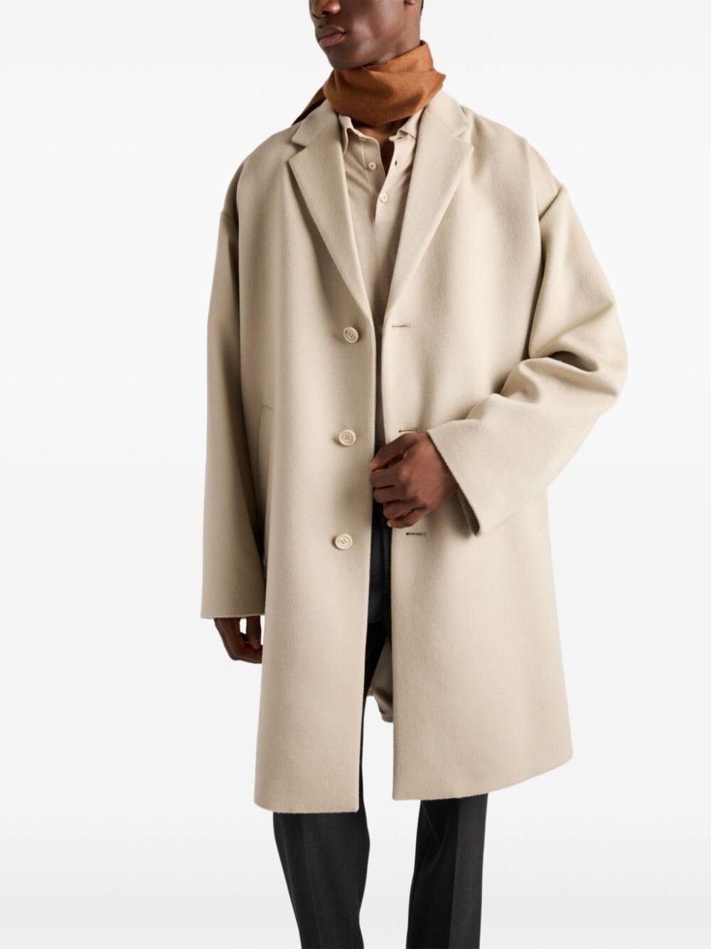 Prada Cashgora Coat Acquista Ora