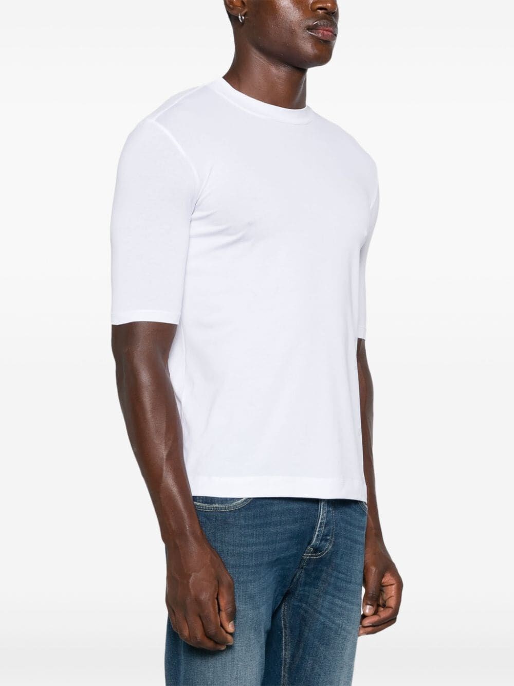 Malo Short Sleeve Crew-Neck Sweater Sconto